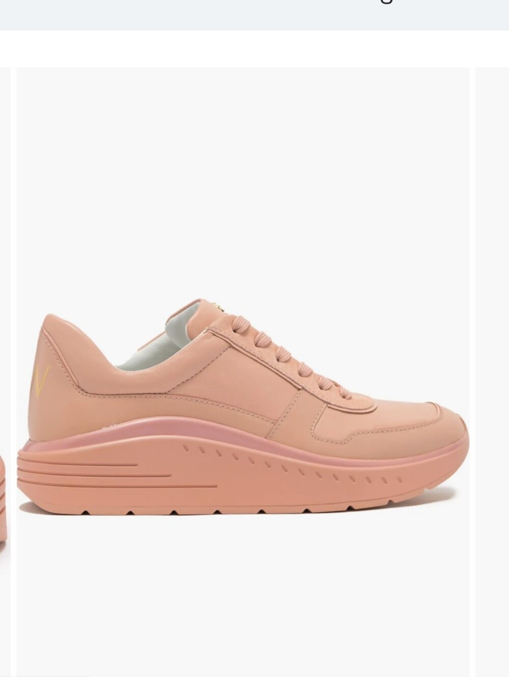 Stuart Weitzman Jaqi Platform Sneakers - Poudre Pink (Size 9 / 39.5) - Picture 3 of 15